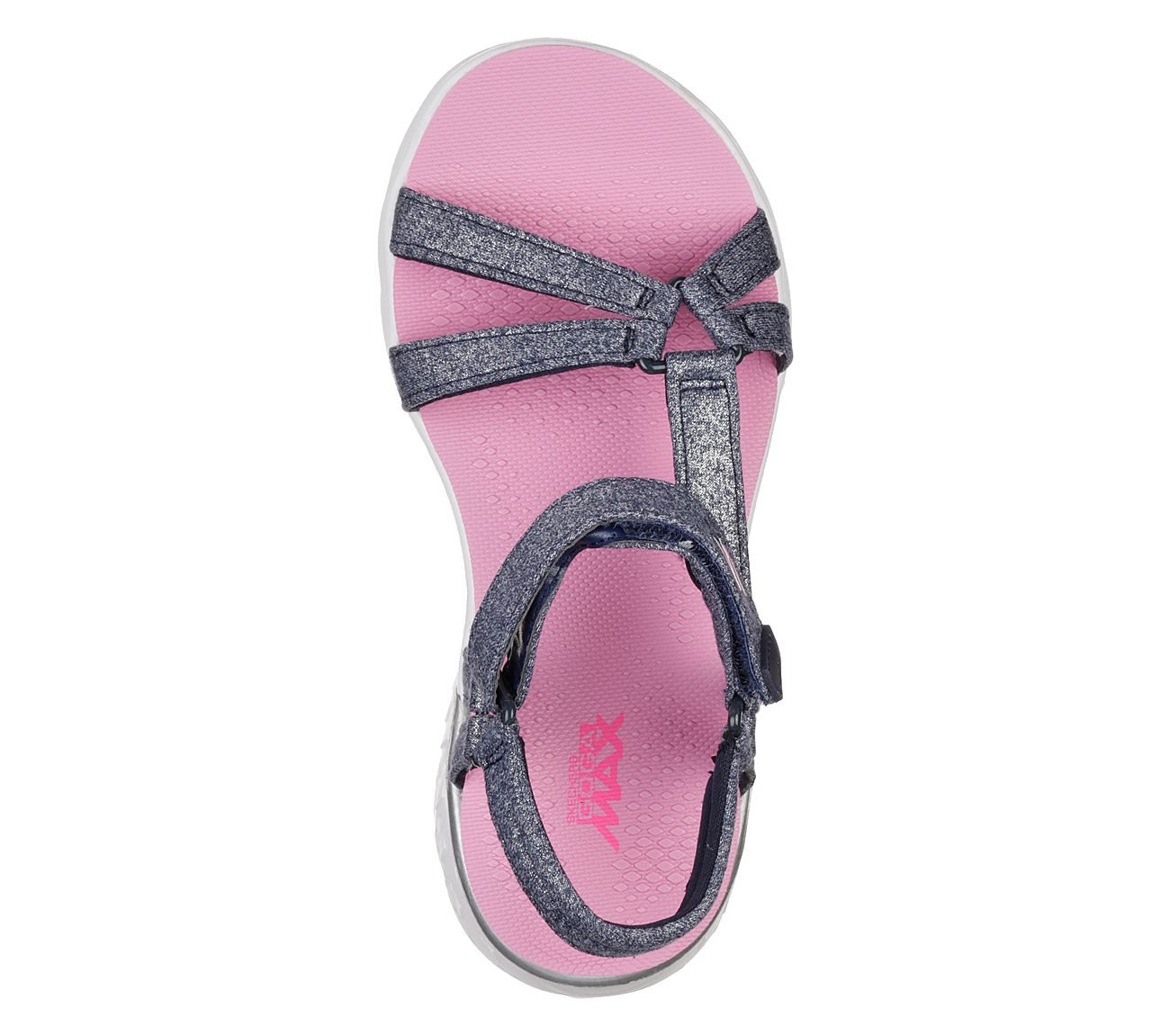 ON-THE-GO 400-LIL RADIANCE, NAVY/PINK Footwear Top View