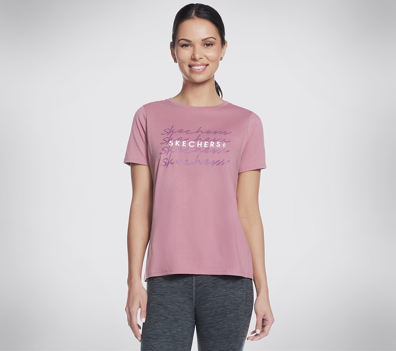 SKECHERS REPEAT T-SHIRT, MMAUVE Apparels Lateral View