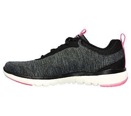 FLEX APPEAL 3.0-STEADY ENERGY, BLACK/PINK Footwear Left View