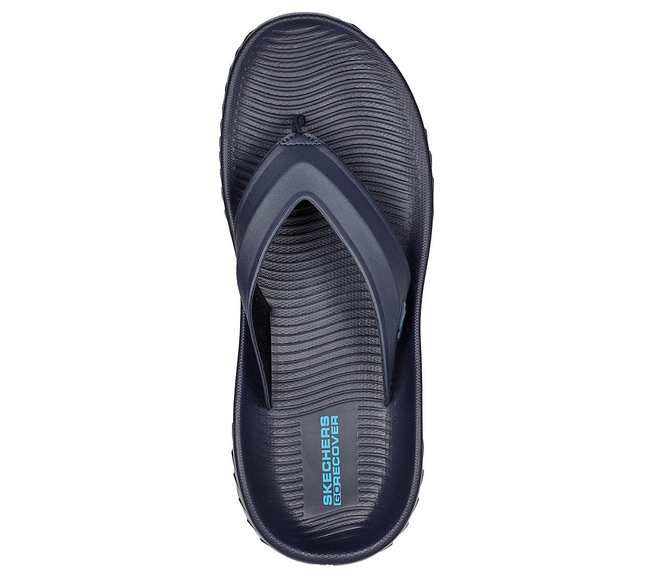 GO RECOVER SANDAL, NAVY/BLUE Footwear Top View