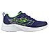 MICROSPEC - QUICK SPRINT, NAVY/LIME Footwear Right View