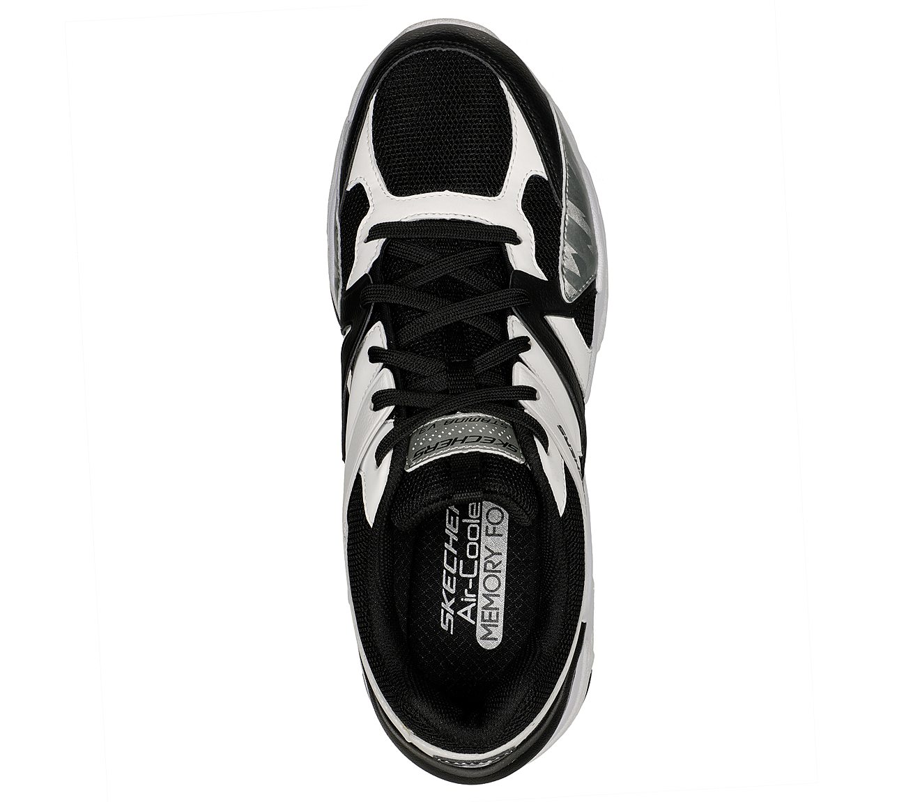 STAMINA V3, BLACK/WHITE Footwear Top View