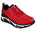ARCH FIT ROAD WALKER, RED/BLACK Footwear Lateral View