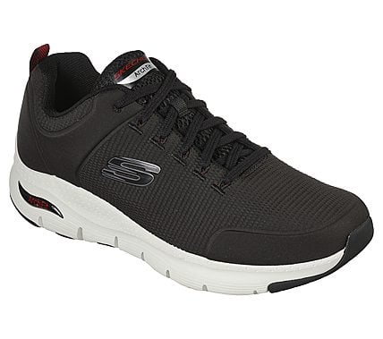 ARCH FIT-TITAN, BLACK/WHITE Footwear Lateral View