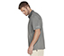 SKECH-AIR POLO, BLACK/WHITE Apparel Bottom View