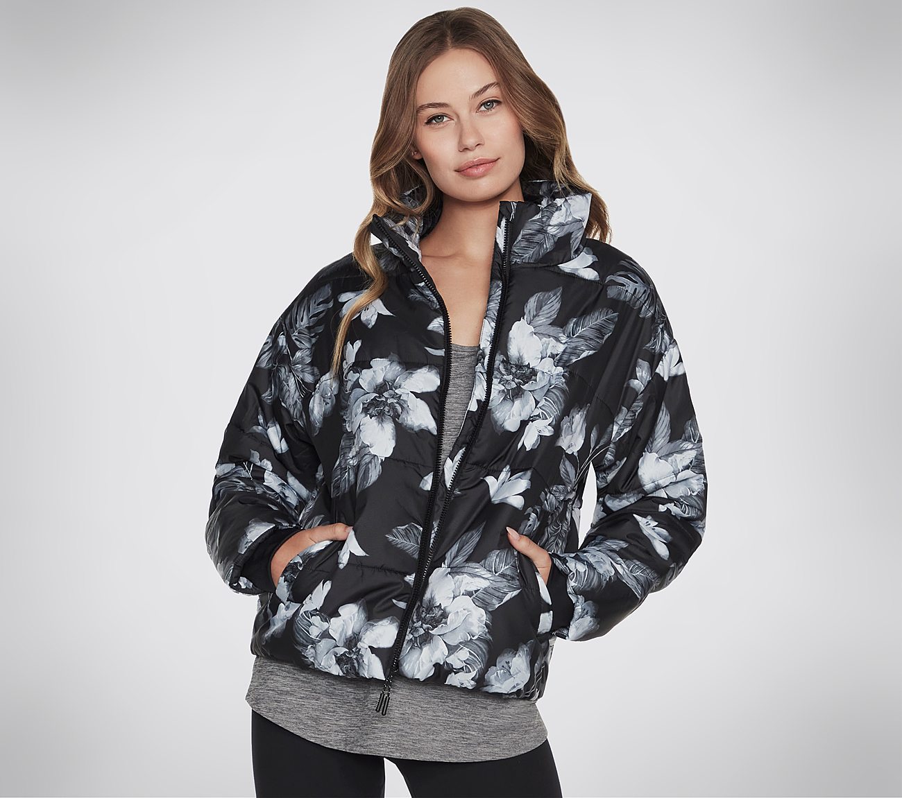 GOWALK MAGNOLIA DREAMS SLOPE, BLACK/MULTI Apparels Lateral View