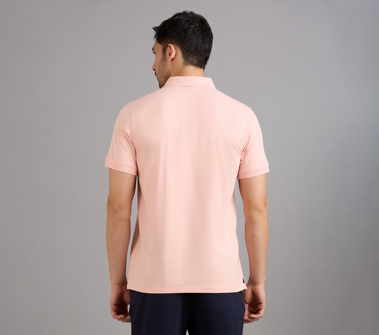 COMFORT FIT POLO, NATURAL/LIGHT PINK Apparels Left View