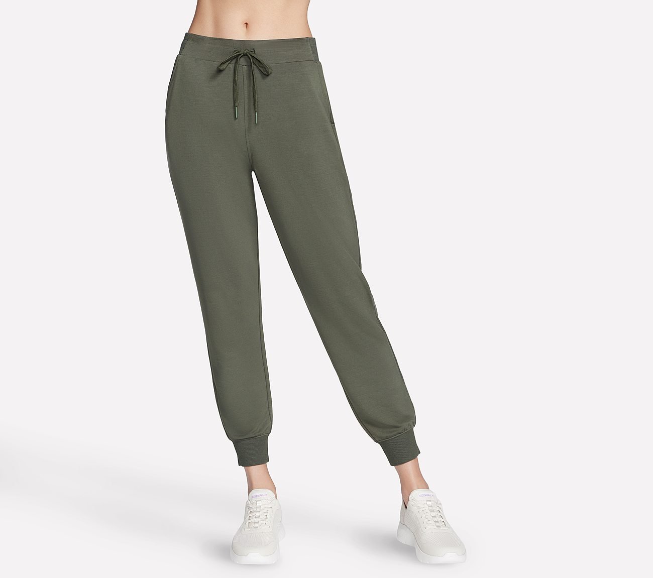 SKECHLUXE RENEW JOGGER, OLIVE/BLACK