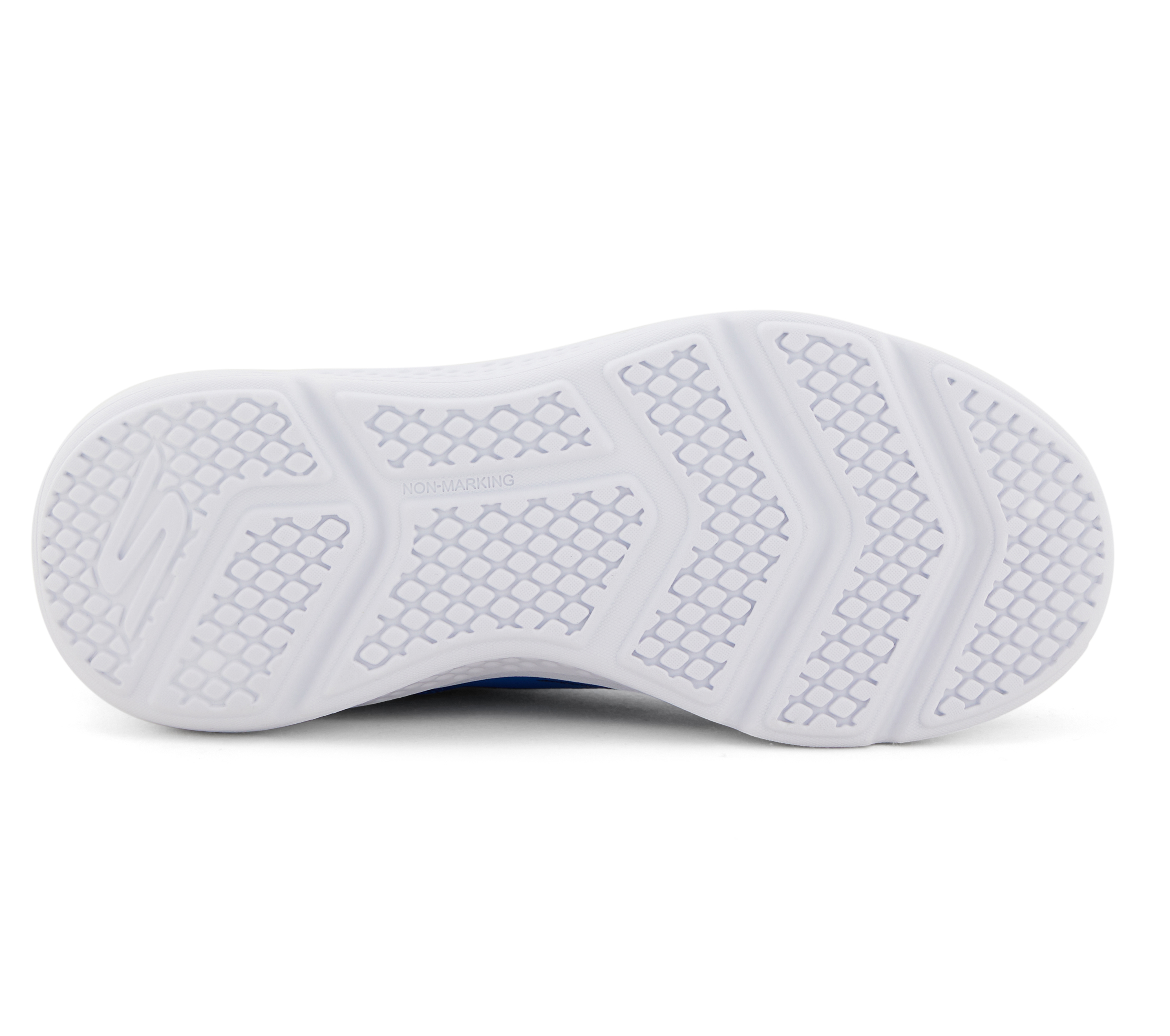 GO RUN ELEVATE - CIPHER, BLUE/LIME Footwear Bottom View