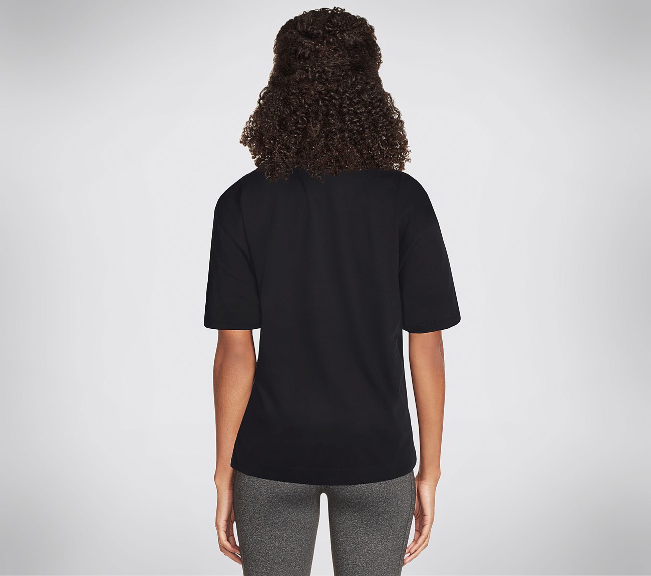 LOVE IS LOVE JGC DIAMOND HEAR, BBBBLACK Apparel Top View