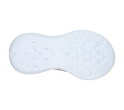 GO RUN 600 - BAXTUX, BLACK/ORANGE Footwear Bottom View