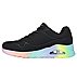 UNO - RAINBOW SOULS, BLACK/MINT Footwear Left View