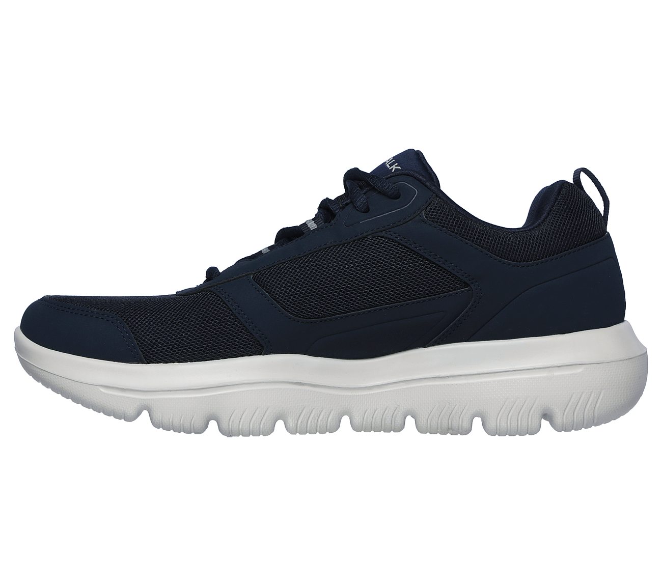 GO WALK EVOLUTION ULTRA-ENHAN, NAVY/GREY Footwear Left View