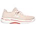 GO WALK ARCH FIT - PEACHY, TAUPE/CORAL Footwear Right View
