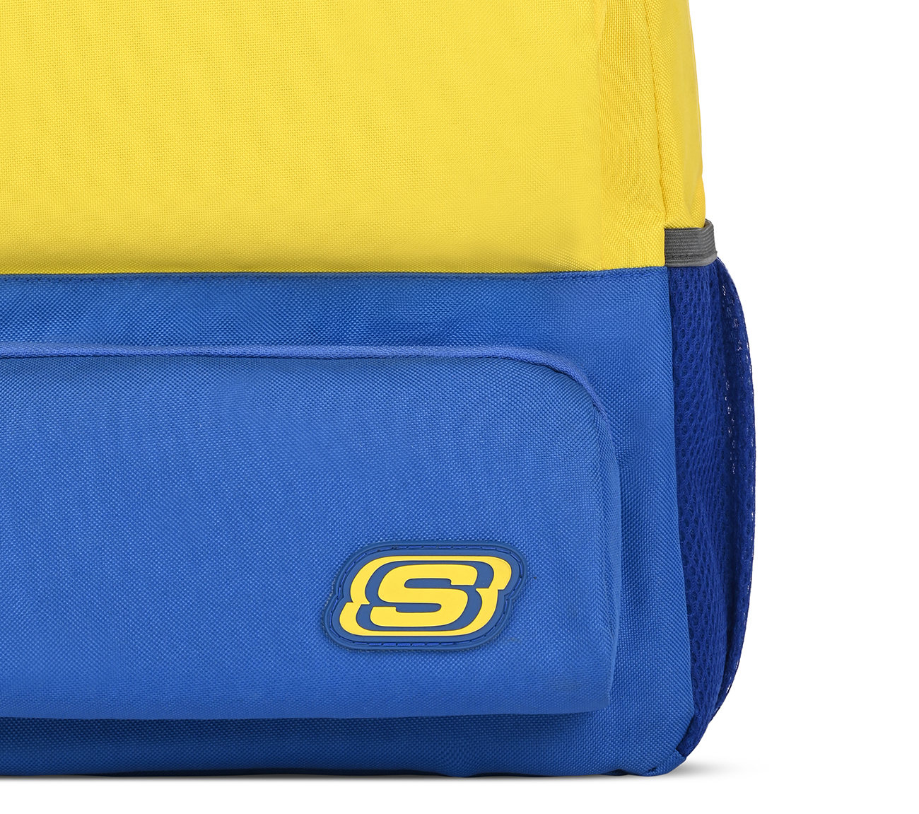 MINI BACKPACK WITH SINGLE COMPARTMENT, BLUE/YELLOW Accessories Right View