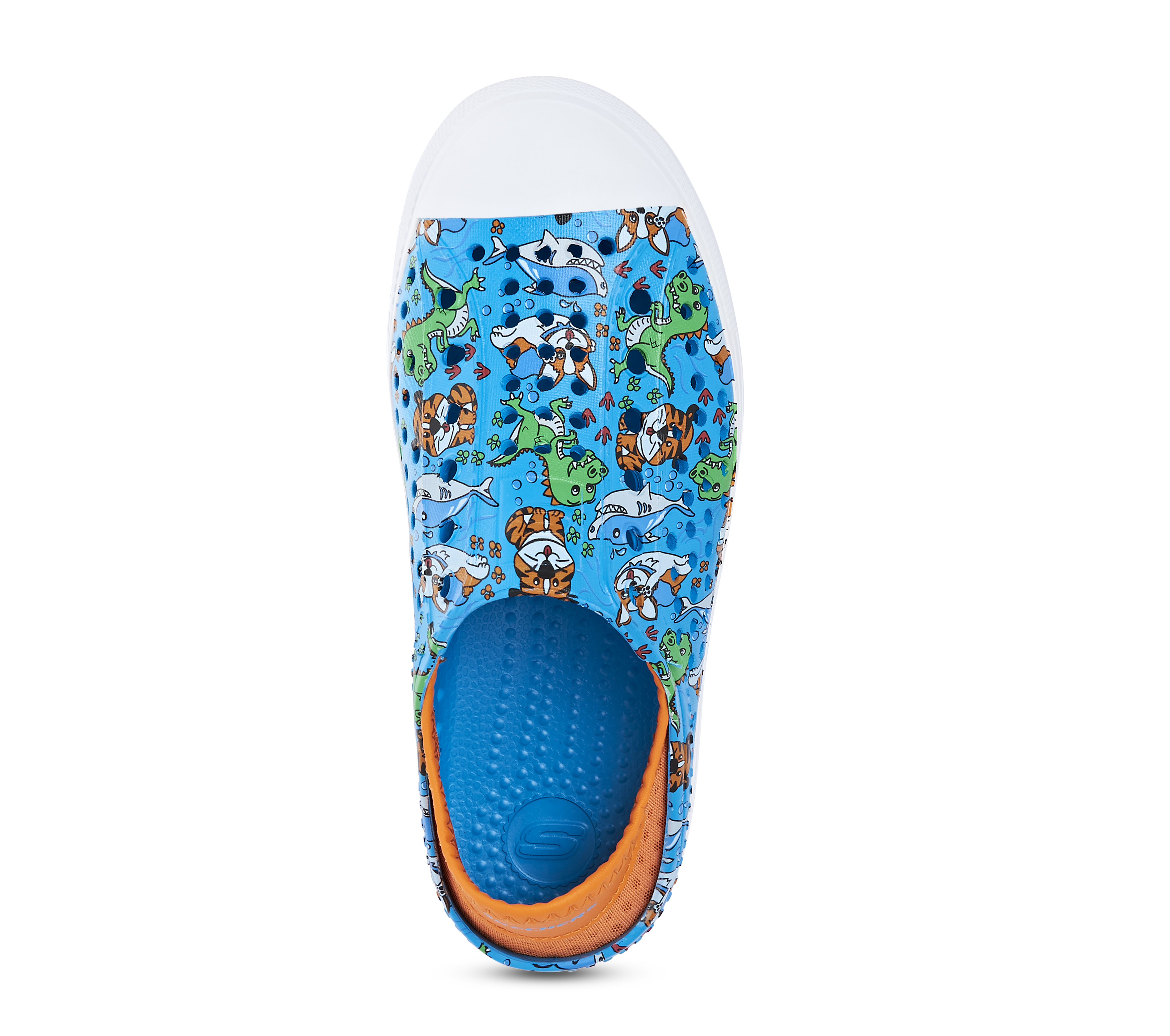 GUZMAN STEPS - CLAWS & PAWS, BLUE/MULTI Footwear Top View