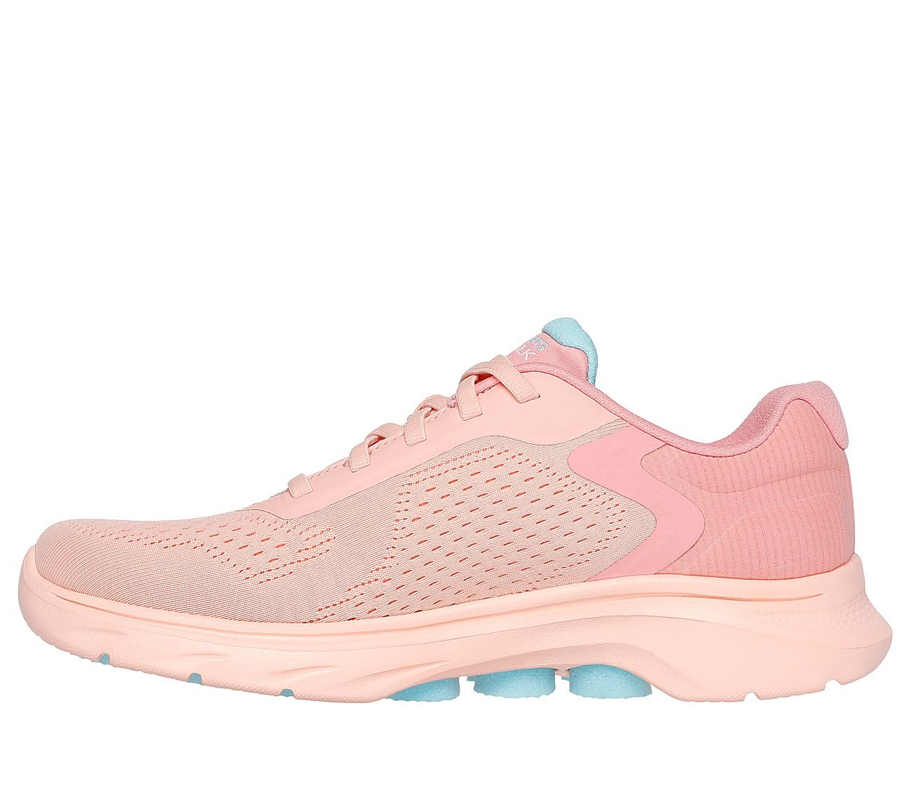 GO WALK 7 - COSMIC WAVES, PEACH Footwear Left View