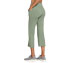 GOWALK HW CROP PANT, LIGHT GREEN Apparels Top View