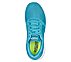 GO RUN 600 - REFINE, TURQUOISE Footwear Top View