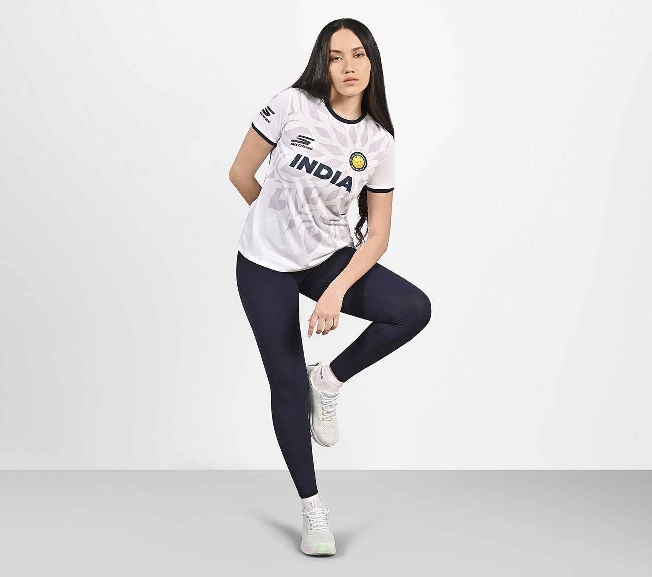 AIPA YY PICKLEBALL TEE, WHITE Apparel Right View