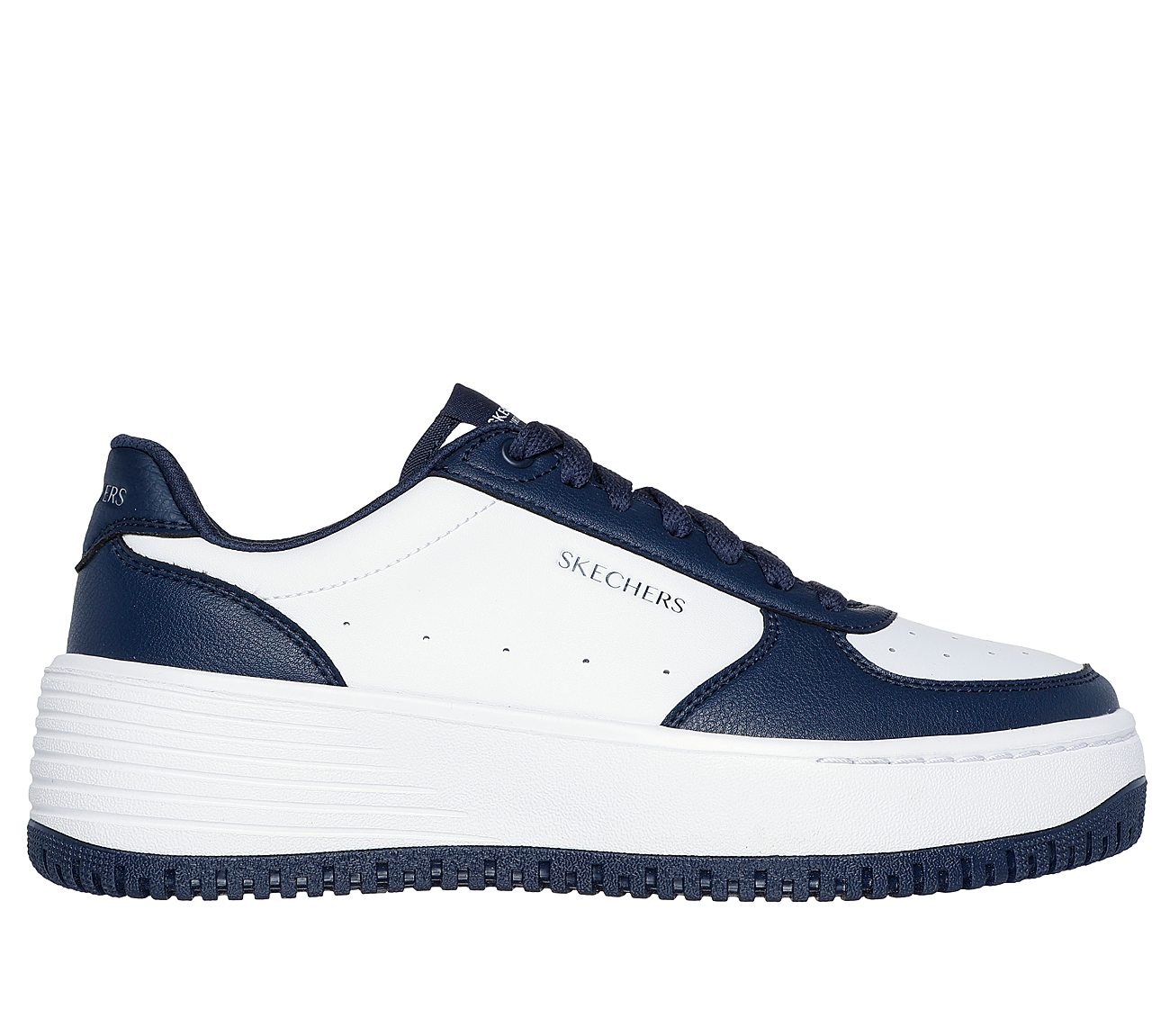 GRAND 92-STEADY WINNING, WHITE/NAVY Footwear Lateral View
