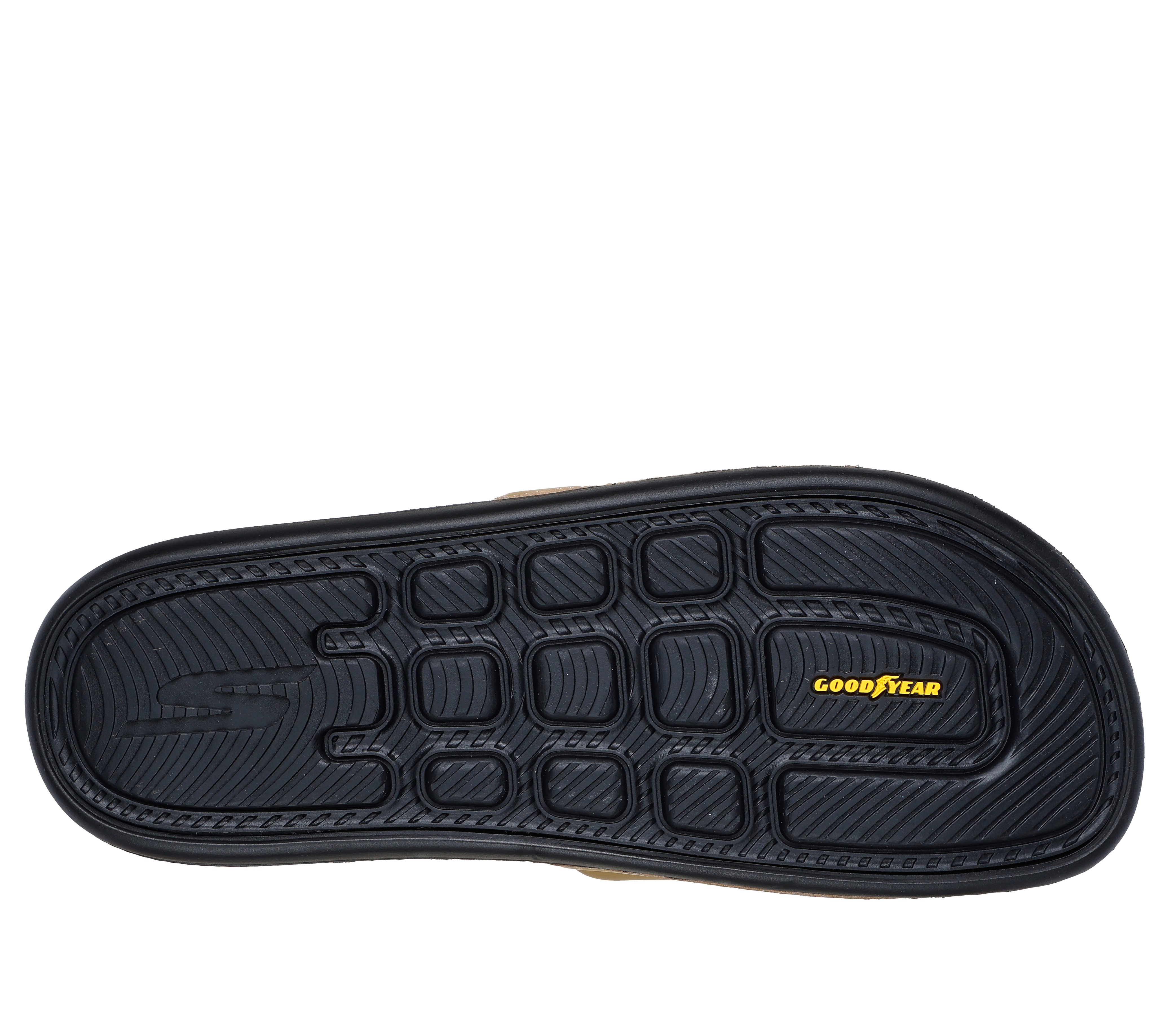 HYPER SLIDE - HYPER COMFORT, BROWN/BLACK Footwear Bottom View