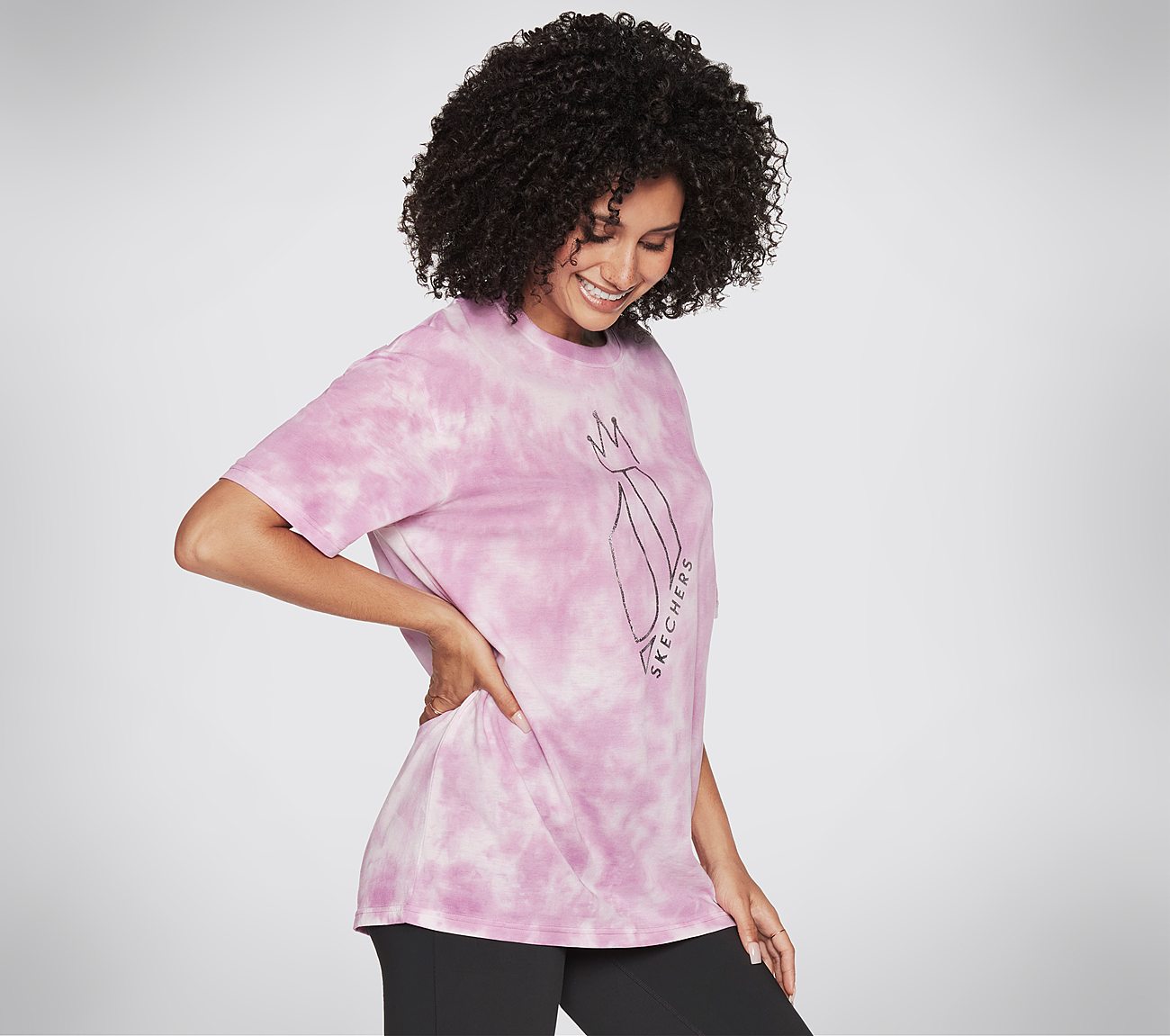 SKECHDYE DIAMOND T-SHIRT, PURPLE/PERIWINKLE Apparels Bottom View