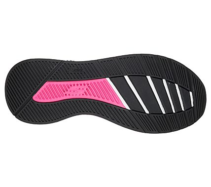 GO RUN FORZA 3 -, CHARCOAL/PINK Footwear Bottom View