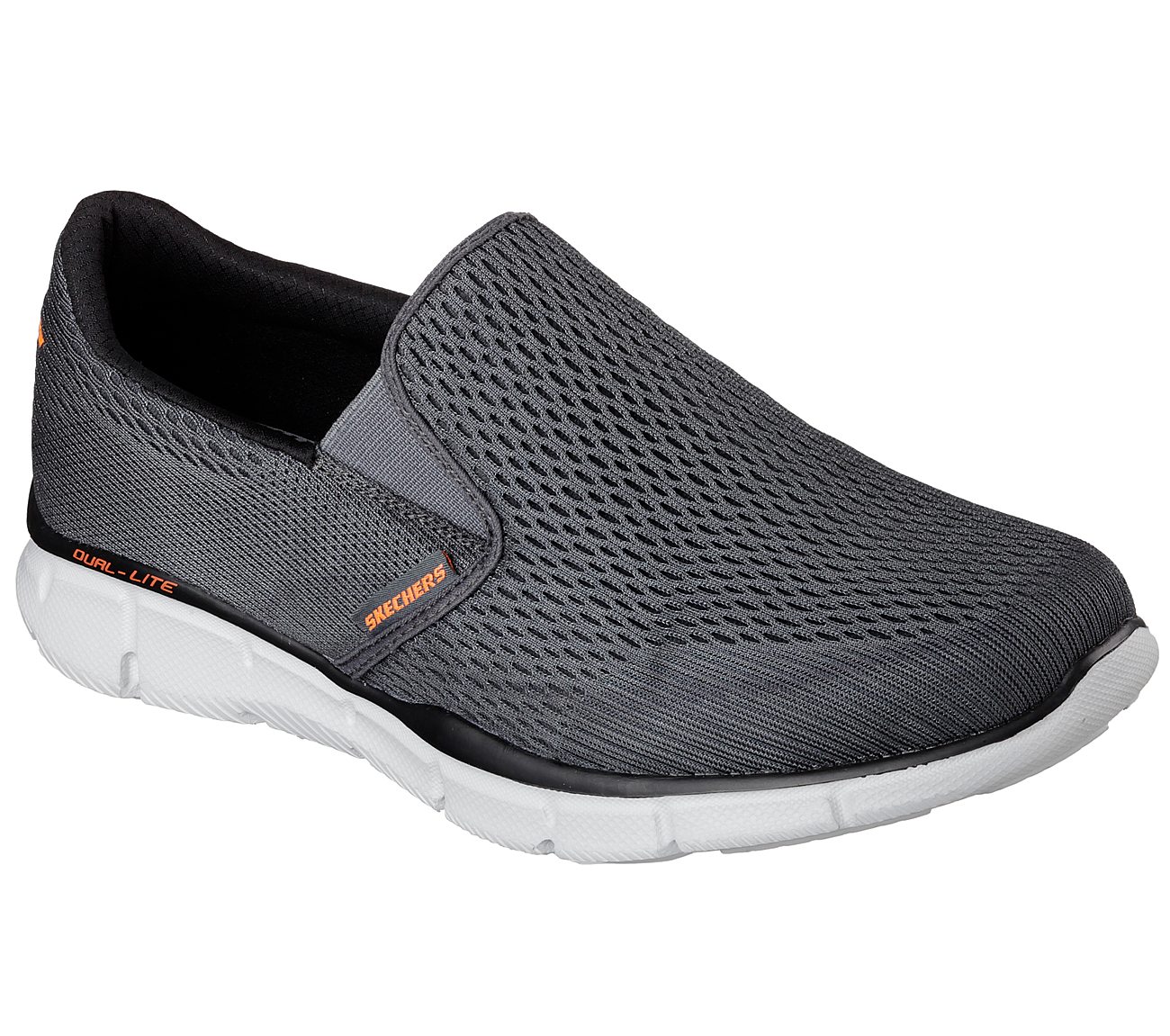 EQUALIZER- DOUBLE PLAY, CHARCOAL/ORANGE Footwear Right View