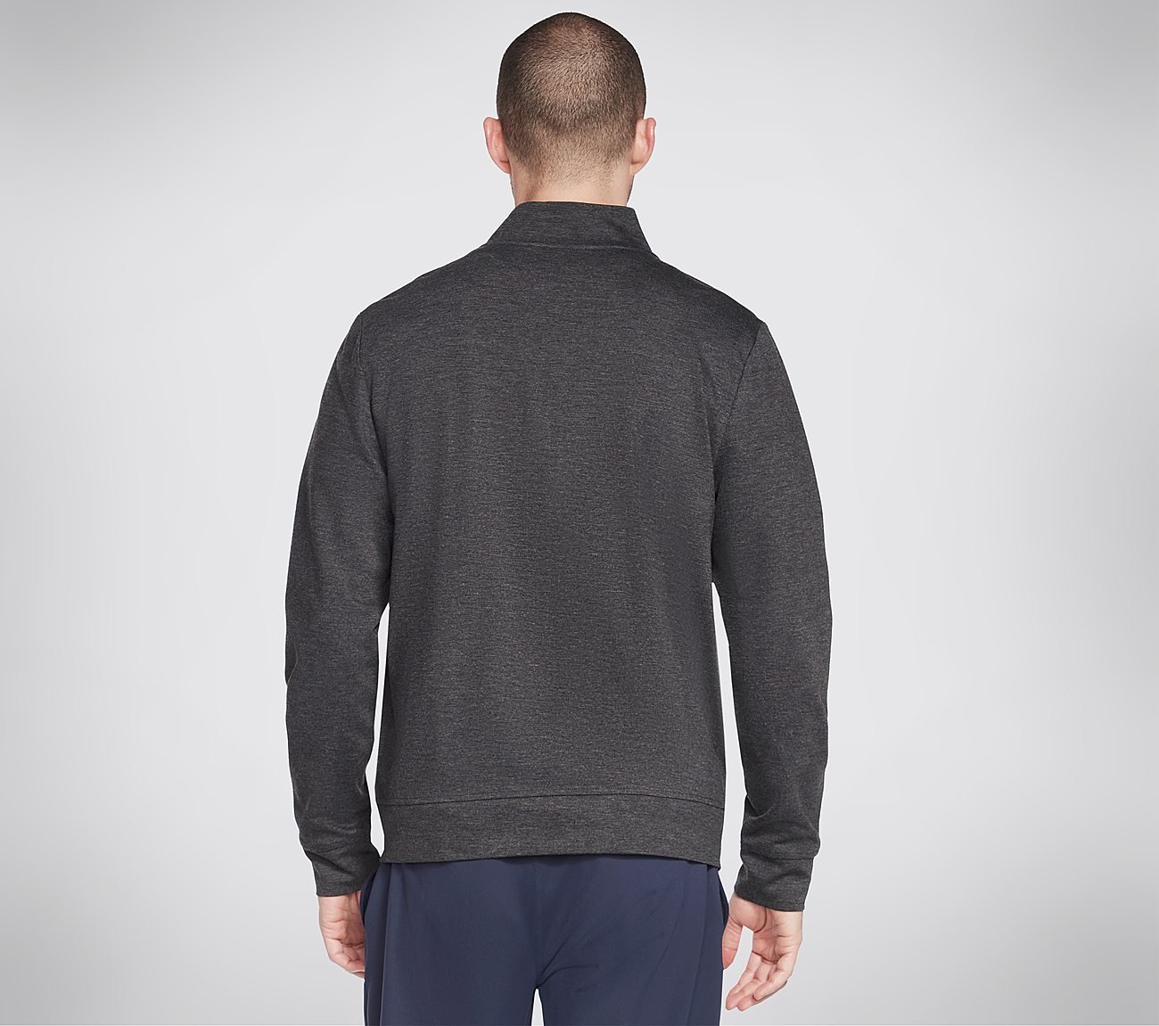 SKECHERS GOKNIT ULTRA JACKET, CCHARCOAL Apparels Top View