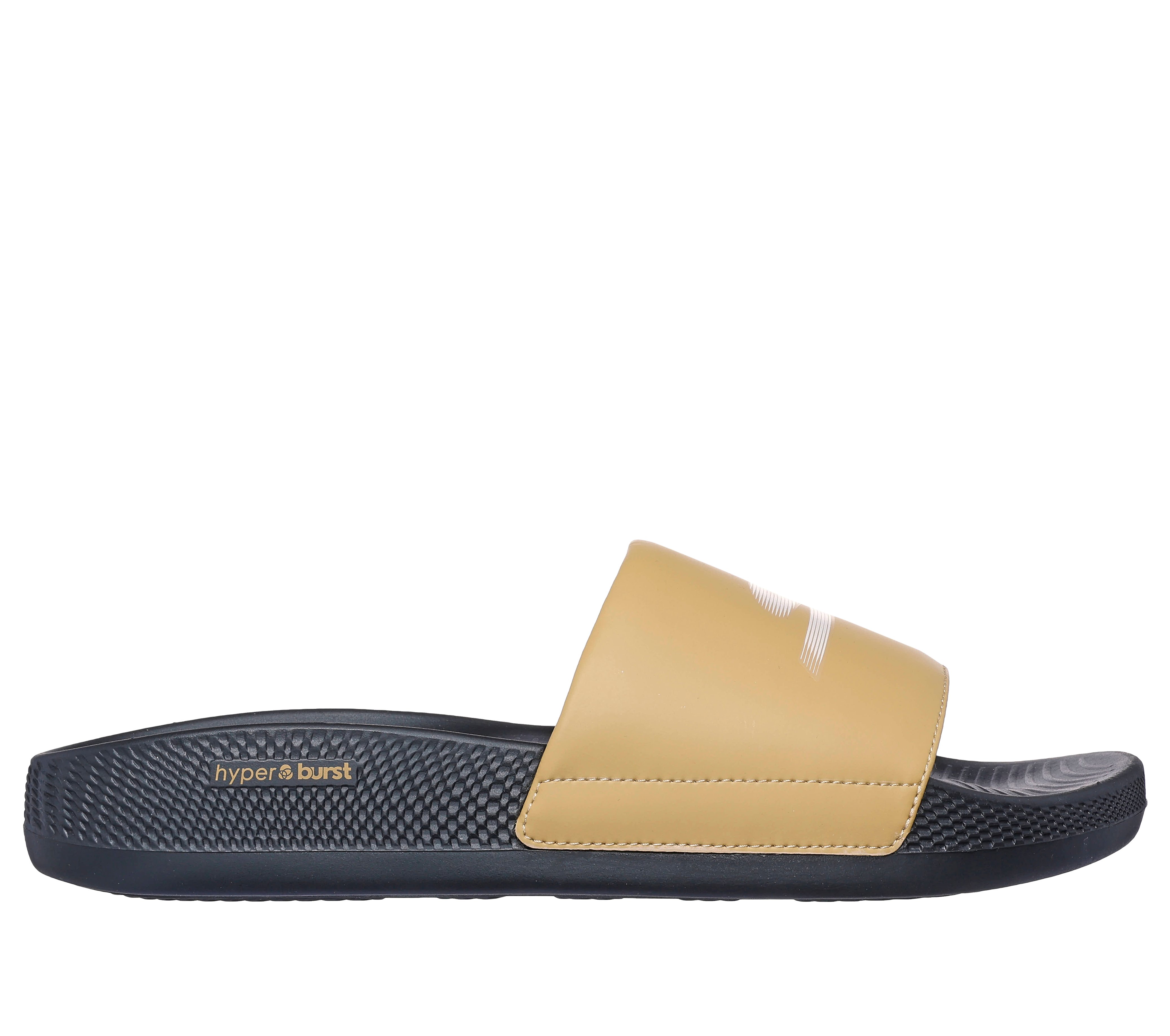 HYPER SLIDE - HYPER COMFORT, BROWN/BLACK Footwear Lateral View