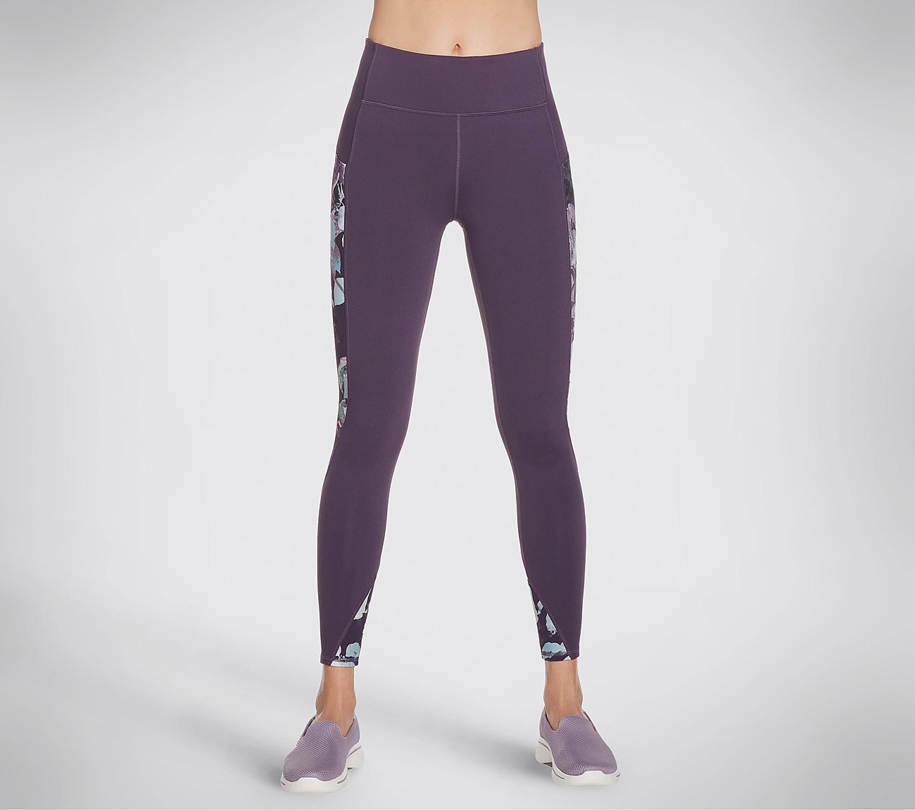 INK LEAF HW LEGGING, PURPLE MULTI Apparels Lateral View