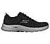 GO WALK 6 - MODERNIZED, BLACK/GREY Footwear Right View