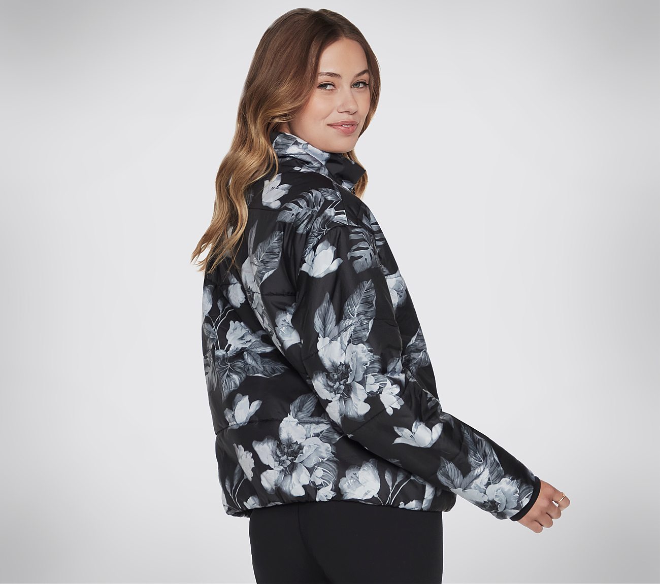 GOWALK MAGNOLIA DREAMS SLOPE, BLACK/MULTI Apparels Top View
