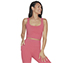 GOFLEX JOY LONGLINE BRA, RED/BLUE Apparel Lateral View