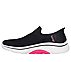 GO WALK ARCH FIT 2.0 - VAL, BLACK/HOT PINK Footwear Left View