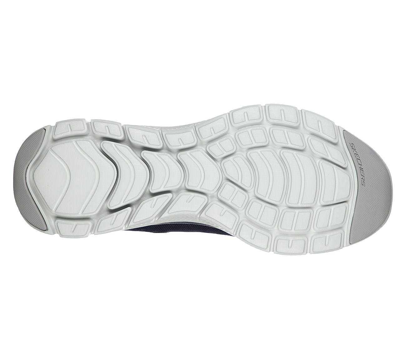 FLEX ADVANTAGE 4.0 - OVERTAKE, NAVY/CHARCOAL Footwear Bottom View
