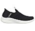 Skechers Slip-ins: Ultra Flex 3.0 - Glitter Me, BLACK/GOLD Footwear Lateral View