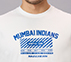 MUMBAI INDIANS DISTRESSED GRAPHIC TEE, WHITE