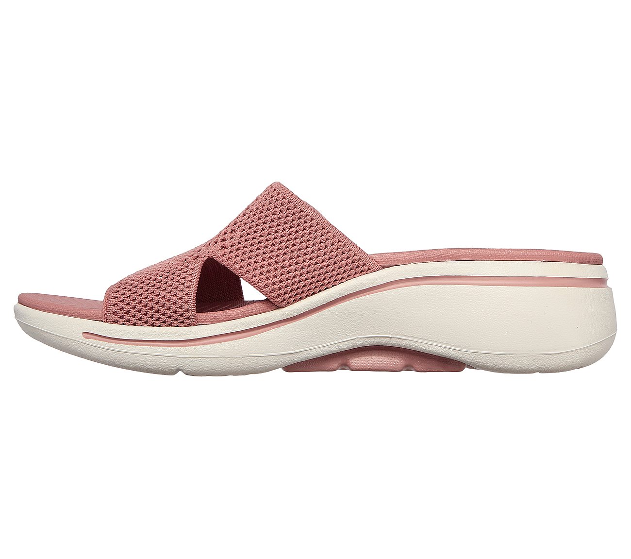 GO WALK ARCH FIT SANDAL - WOR, ROSE Footwear Left View