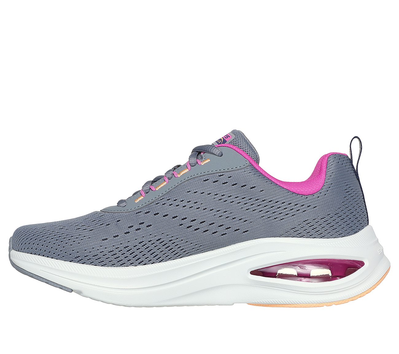 SKECH-AIR META-AIRED OUT, GREY/MULTI Footwear Left View
