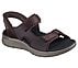 GO WALK FLEX SANDAL-EASY ENTR, BROWN Footwear Right View