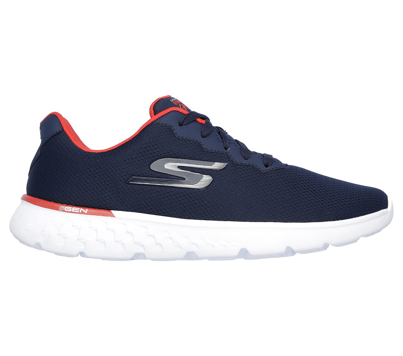 GO RUN 400, NAVY/RED Footwear Right View