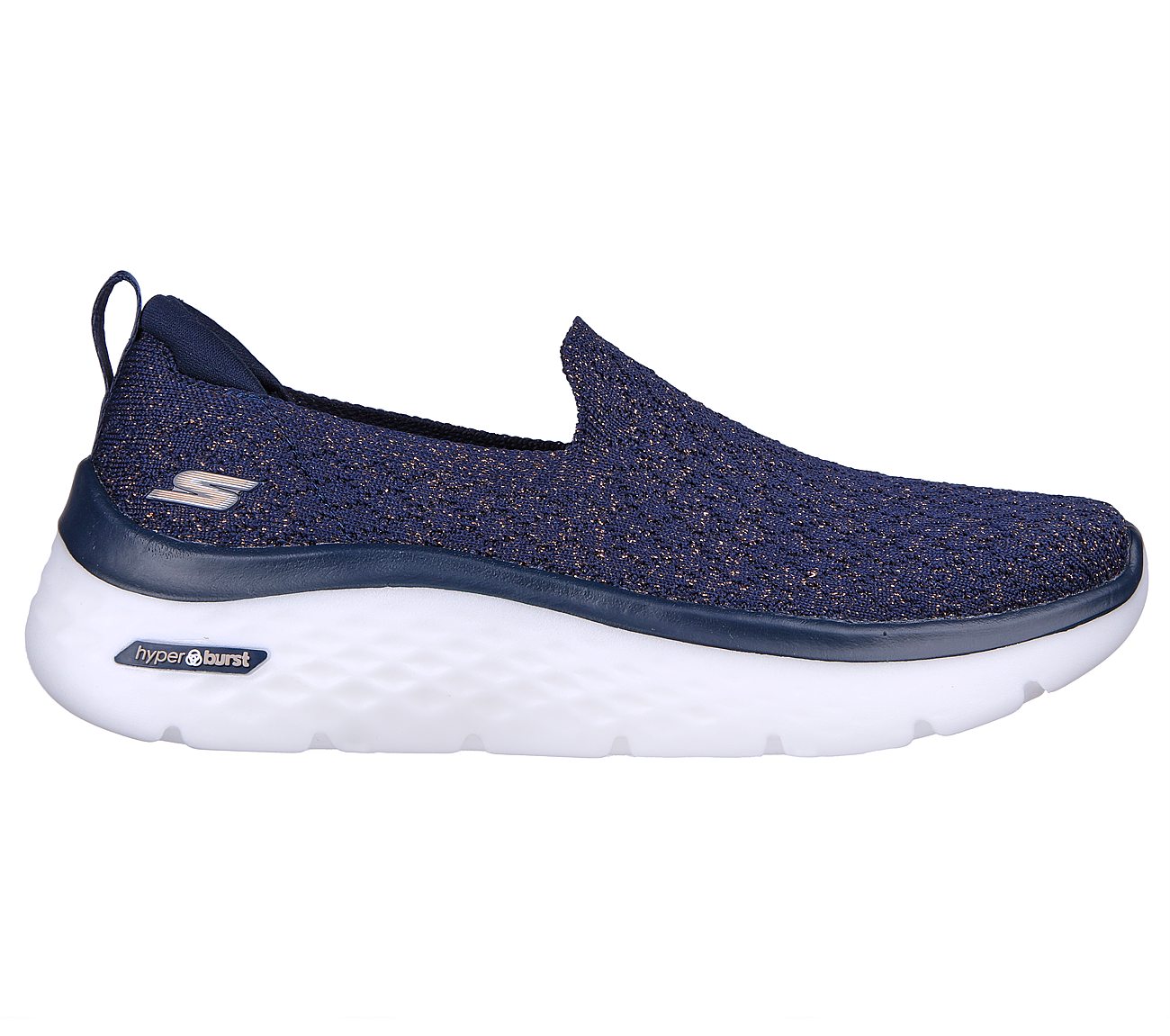 GO WALK HYPER BURST-GLIMMER H, NNNAVY Footwear Right View