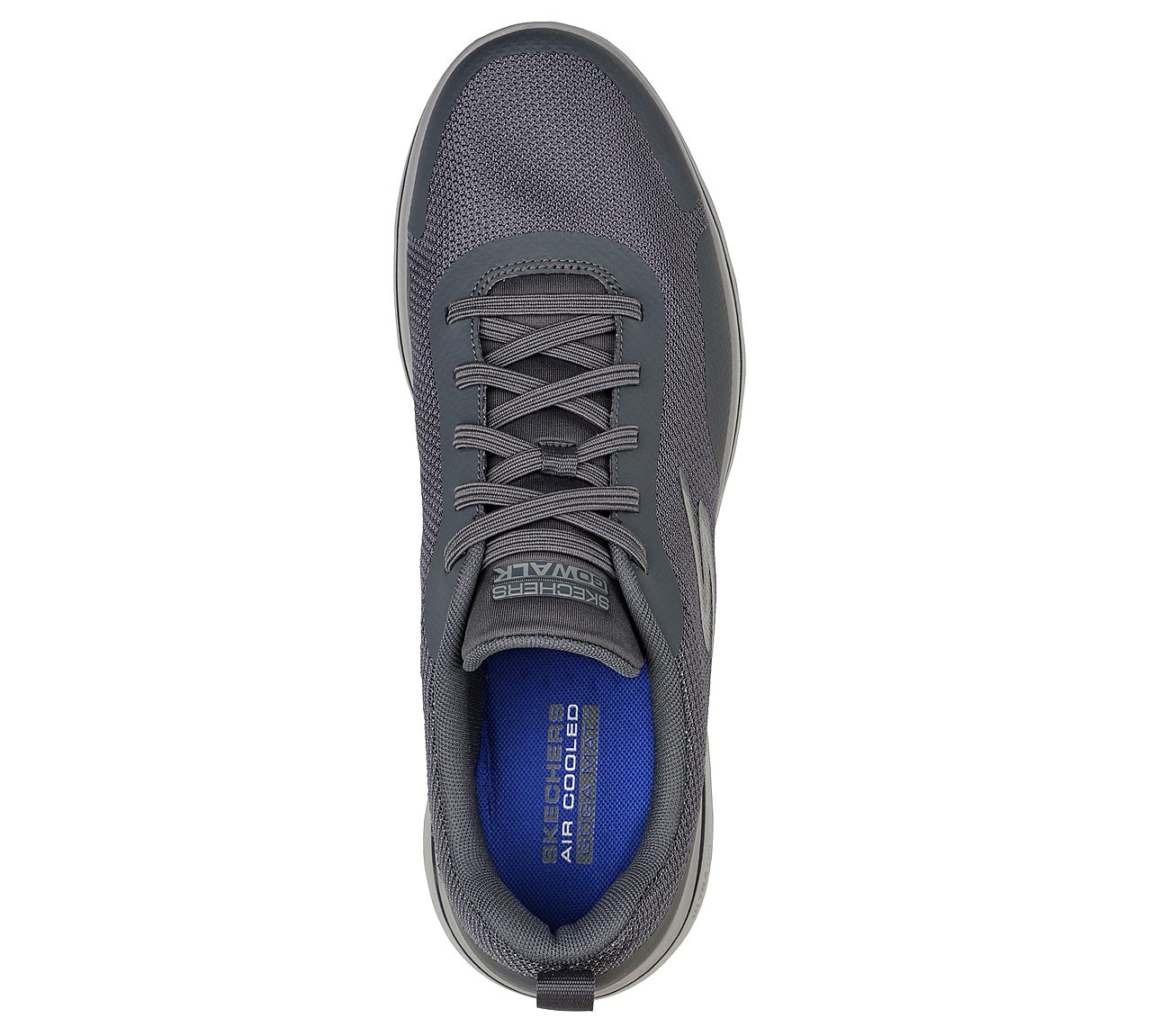 Skechers Charcoal Go Walk 5 Mens Lace Up Shoes - Style ID: 216037 | India