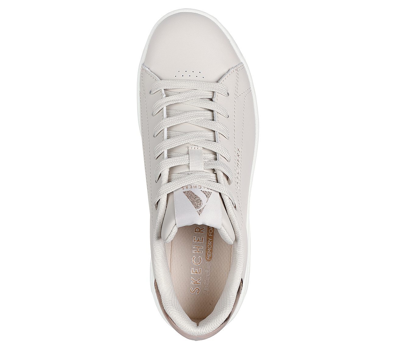 UNO COURT - COURTED AIR, NATURAL Footwear Top View