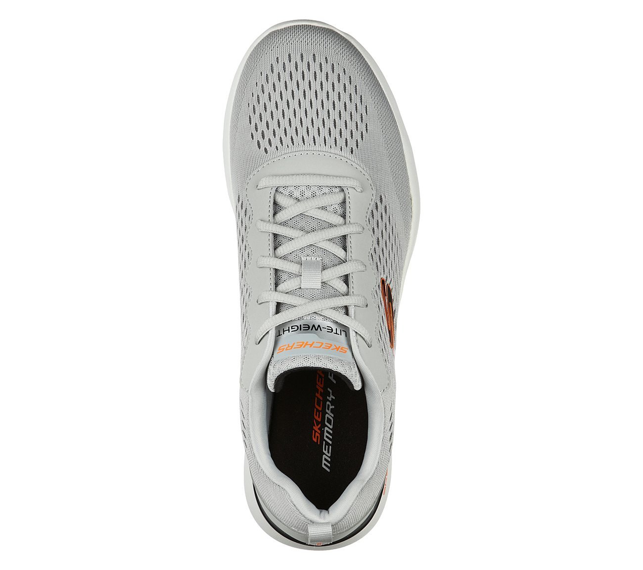 SKECH-AIR DYNAMIGHT-TUNED UP, GREY Footwear Top View