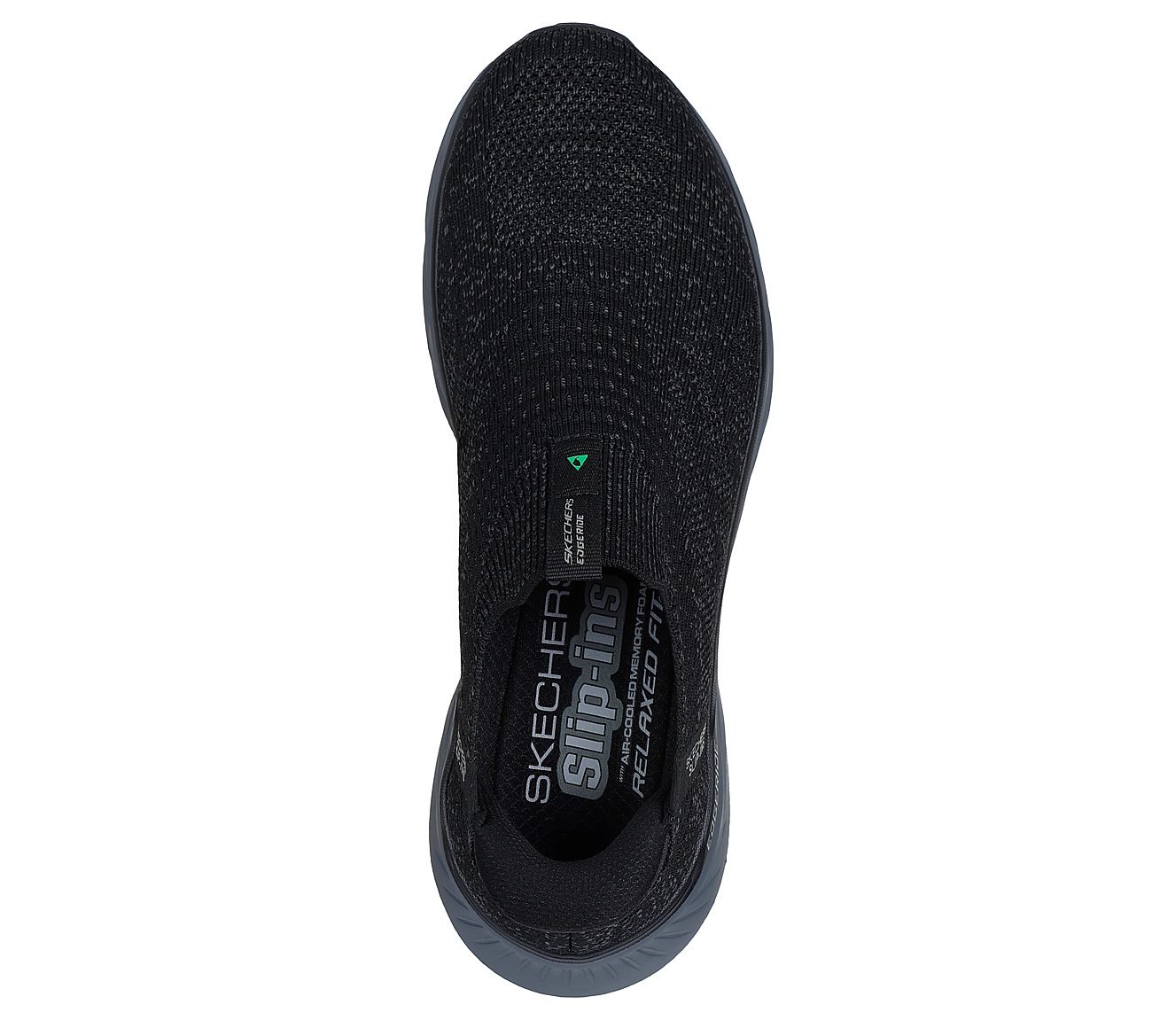 EDGERIDE - COMMISSIONER, BLACK/CHARCOAL Footwear Top View