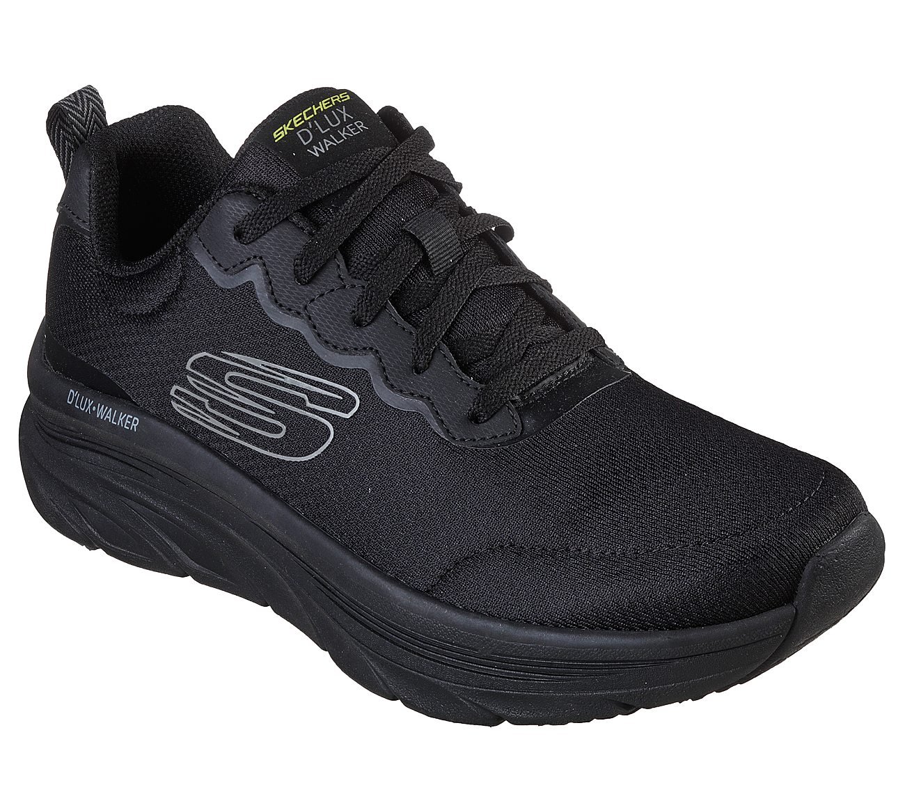 D'LUX WALKER - SCRAMBLER, BLACK Footwear Right View