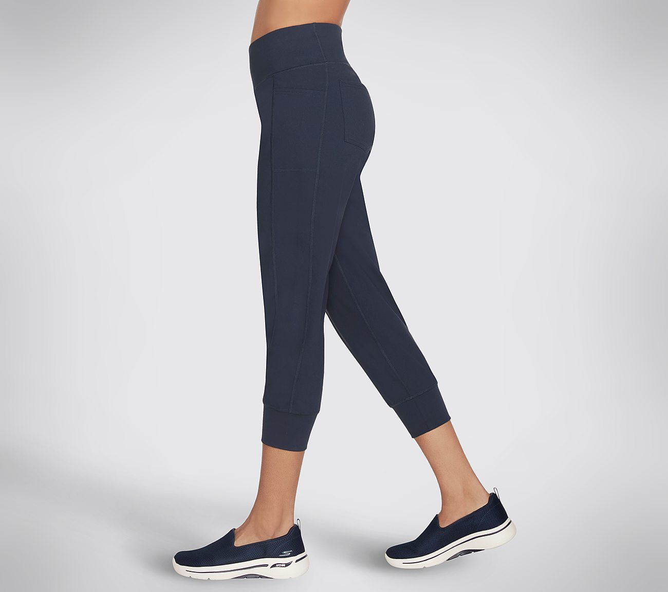 GOWALK EVOJOGGER CAPRI PANT, NNNAVY Apparels Bottom View